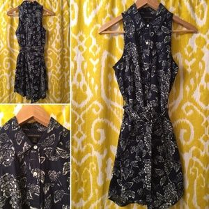 NWOT Banana Republic Navy & White Dress - Sz 2P